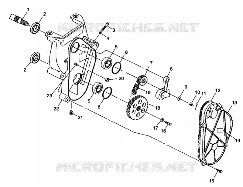 CARTER DE CHAINEE 600 XC 0981758 (4944194419B009)