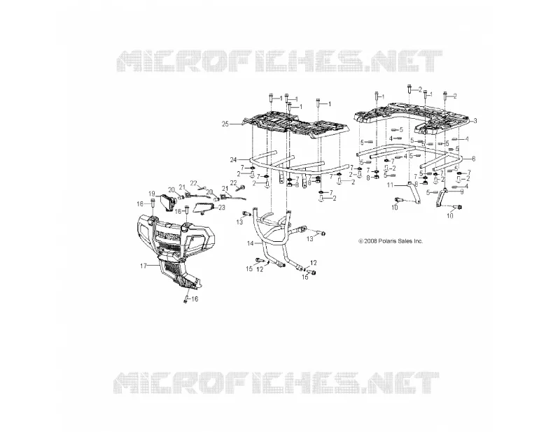 CHASSIS, PARE CHOCS