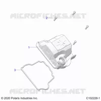 ENGINE, COUVERCLE SOUPAPE