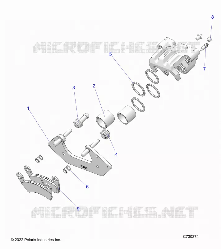 FREIN AVANT CALIPER