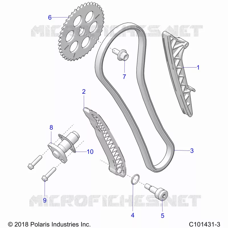 CHAINE DE DISTRIBUTION AND TENSIONER