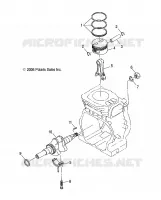 MOTEUR, PISTON AND CRANKSHAFT