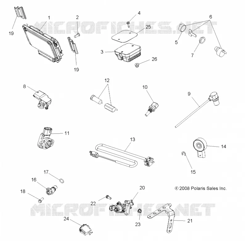 BOUTONS, CAPTEURS, ECU AND CONTROL MODULES
