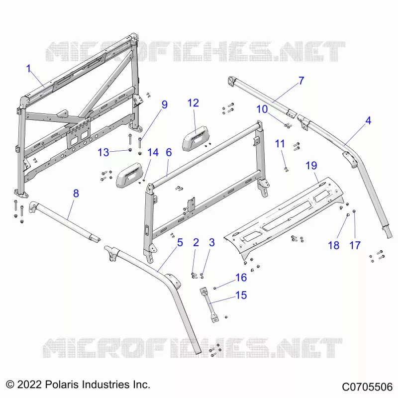 CHASSIS, CAB CADRE