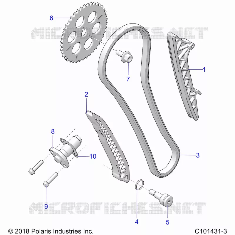 CHAINE DE DISTRIBUTION AND TENSIONER