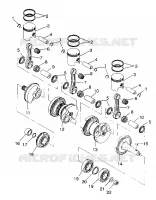 VILEBREQUIN ET PISTON SL 750 / B934070 (4924752475024A)