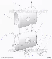 ENGINE, ECHAPPEMENT, SILENCER AND RELATED