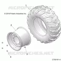 ROUES, REAR