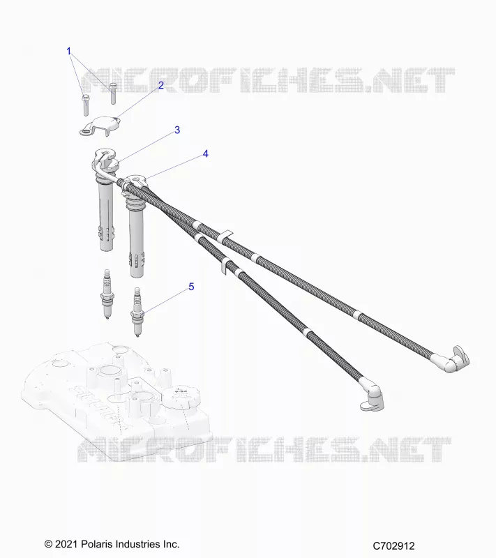 MOTEUR, IGNITION COIL AND SPARKPLUGS- Z24NMC99AM/BM (C702912)