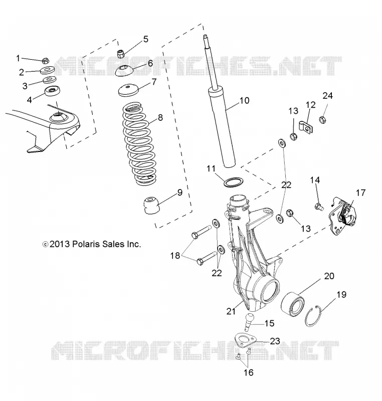 SUSPENSION AVANT SUPPORT