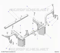 CHASSIS, FRONT CADRE ASM. (USA ONLY)