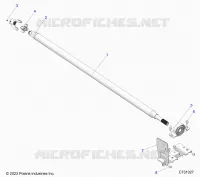SYSTÃˆME DE TRANSMISSION, MID PROP SHAFT