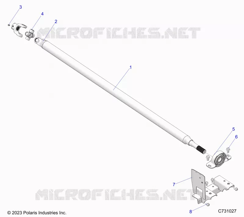 SYSTÃˆME DE TRANSMISSION, MID PROP SHAFT