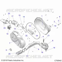 SYSTÃˆME DE TRANSMISSION, CLUTCH COVER AND DUCTING