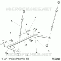 SUSPENSION, REAR BARRE STABILISATRICE