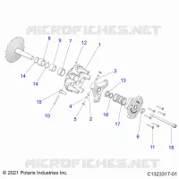 SYSTÃˆME DE TRANSMISSION, PRIMARY CLUTCH
