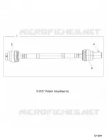 DRIVE TRAIN, ARBRE DE TRANSMISSION AVANT
