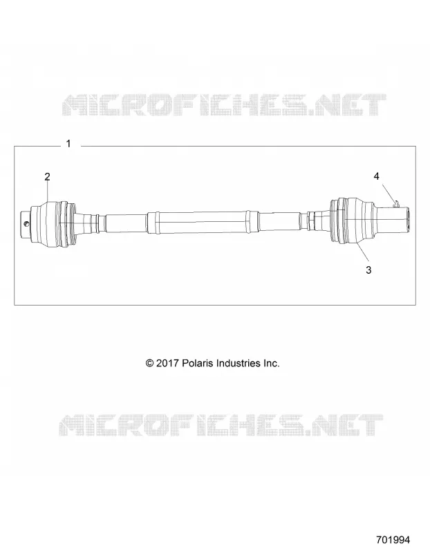 DRIVE TRAIN, ARBRE DE TRANSMISSION AVANT