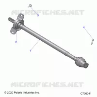 SYSTÃˆME DE TRANSMISSION, FRONT PROP SHAFT