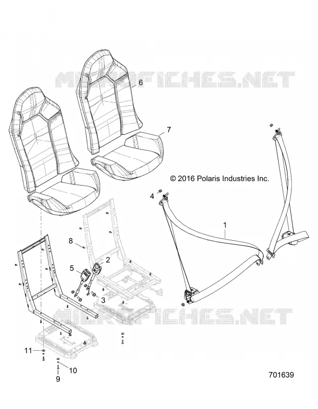 SIEGE BELT AND MOUNTING