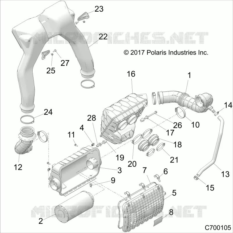 ENGINE, PRISE D'AIR SYSTEM