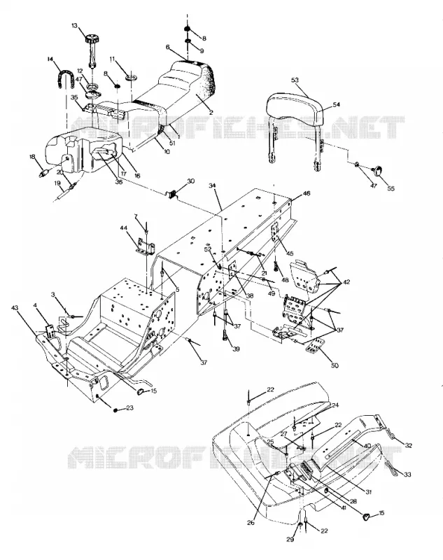 CHASSIS AND SIEGE SPORT GT (4919271927003A)