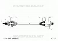 SYSTÃˆME DE TRANSMISSION, FRONT HALF SHAFT