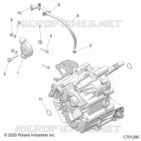 SYSTÃˆME DE TRANSMISSION, MAIN GEARCASE MOUNTING