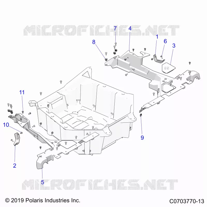 CARROSSERIE ARRIERE RACK, MOUNTING