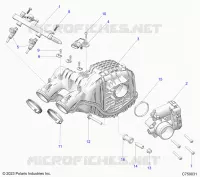 ENGINE, PRISE D'AIR MANIFOLD