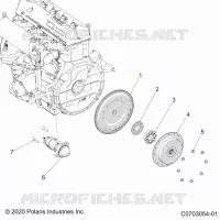 DEMARREUR, FLYWHEEL AND RELATED