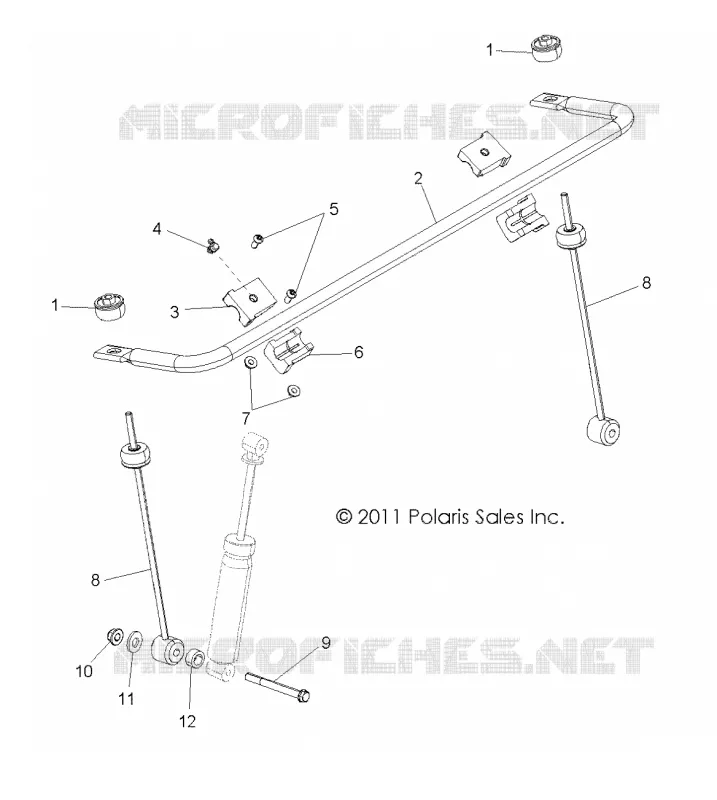 BARRE STABILISATRICE, FRONT