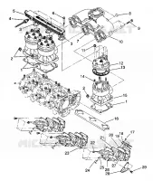 CYLINDRE ET COLLECTEUR SL 750 / B934070 (4924752475023A)