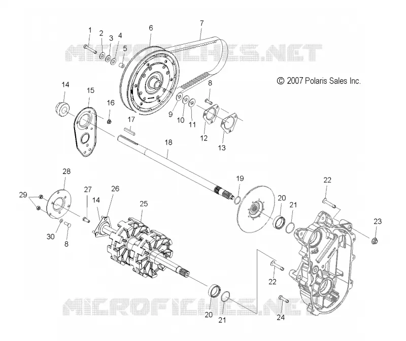 SYSTÈME DE TRANSMISSION, JACKSHAFT AND ARBRE DE TRANSMISSION