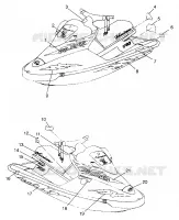 EMBLEMES HURRICANE B974473 and Intl. HURRICANE I974473 (4941044104A009)