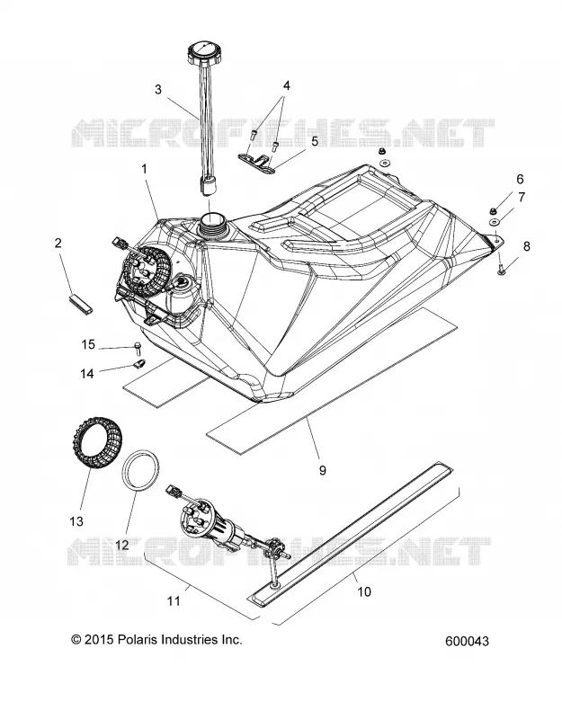 SYSTÈME D'ALIMENTATION, FUEL TANK ASM.