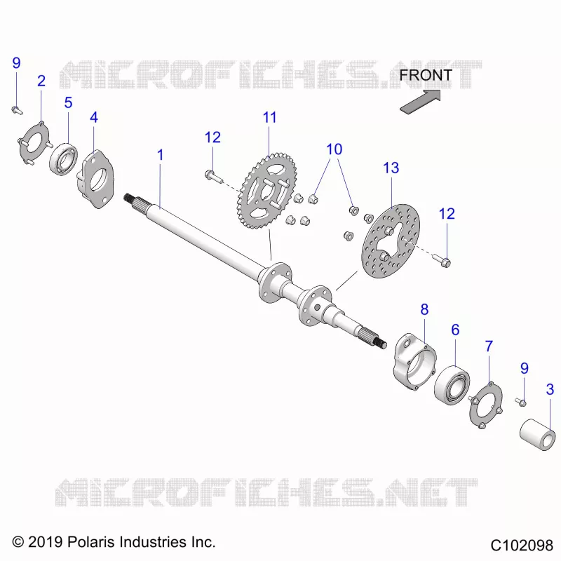 SYSTÃˆME DE TRANSMISSION, REAR AXLE
