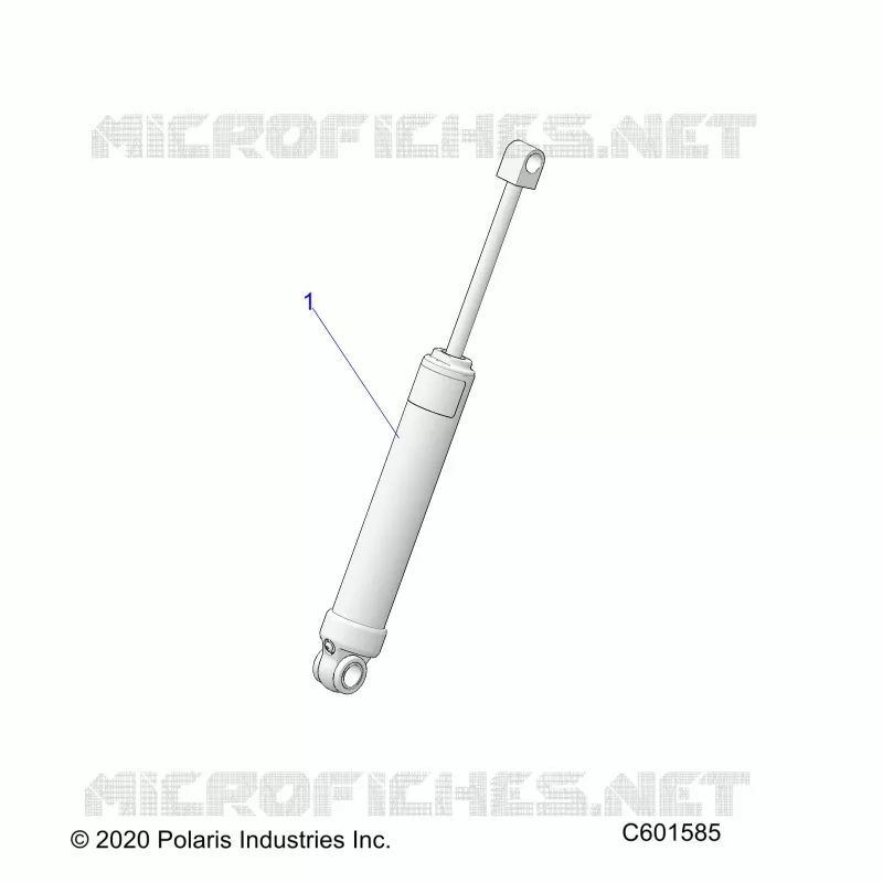 SUSPENSION, AMORTISSEUR ARRIERE TRACK (7045495)