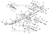 FIXATION RAIL (SUSPENSION) ULTRA SPX 0975678, ULTRA SPX SE H975678 and EURO (4939533953B012)