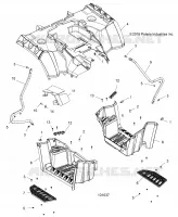 CARROSSERIE ARRIERE CAB AND FOOTWELL