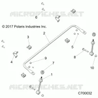 SUSPENSION AVANT STABILIZER BAR