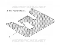 PLANCHER MAT 2 PASSENGER