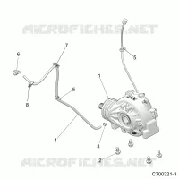 DRIVE TRAIN, FRONT SUPPORT PONT