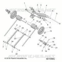 SUSPENSION, BRAS DE SUSPENSION ARRIERE