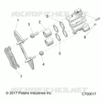 FREIN AVANT CALIPER