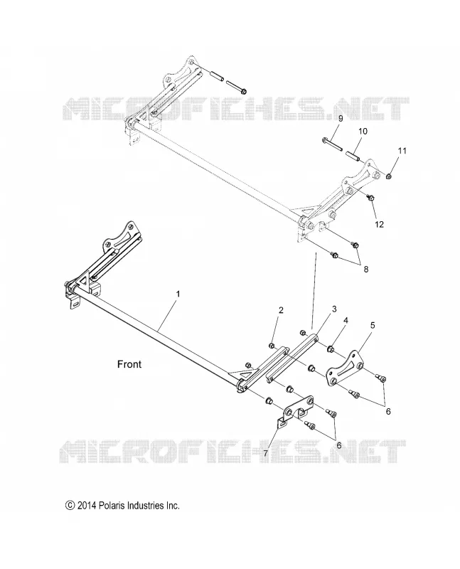 CHASSIS, HOOD HINGE MOUNTING