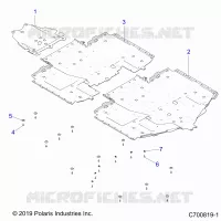 CHASSIS, SKID PLATES