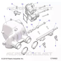 ENGINE, PRISE D'AIR MANIFOLD