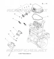 MOTEUR, SUPPORT CORPS DE PAPILLON