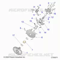 SYSTÃˆME DE TRANSMISSION, PRIMARY CLUTCH